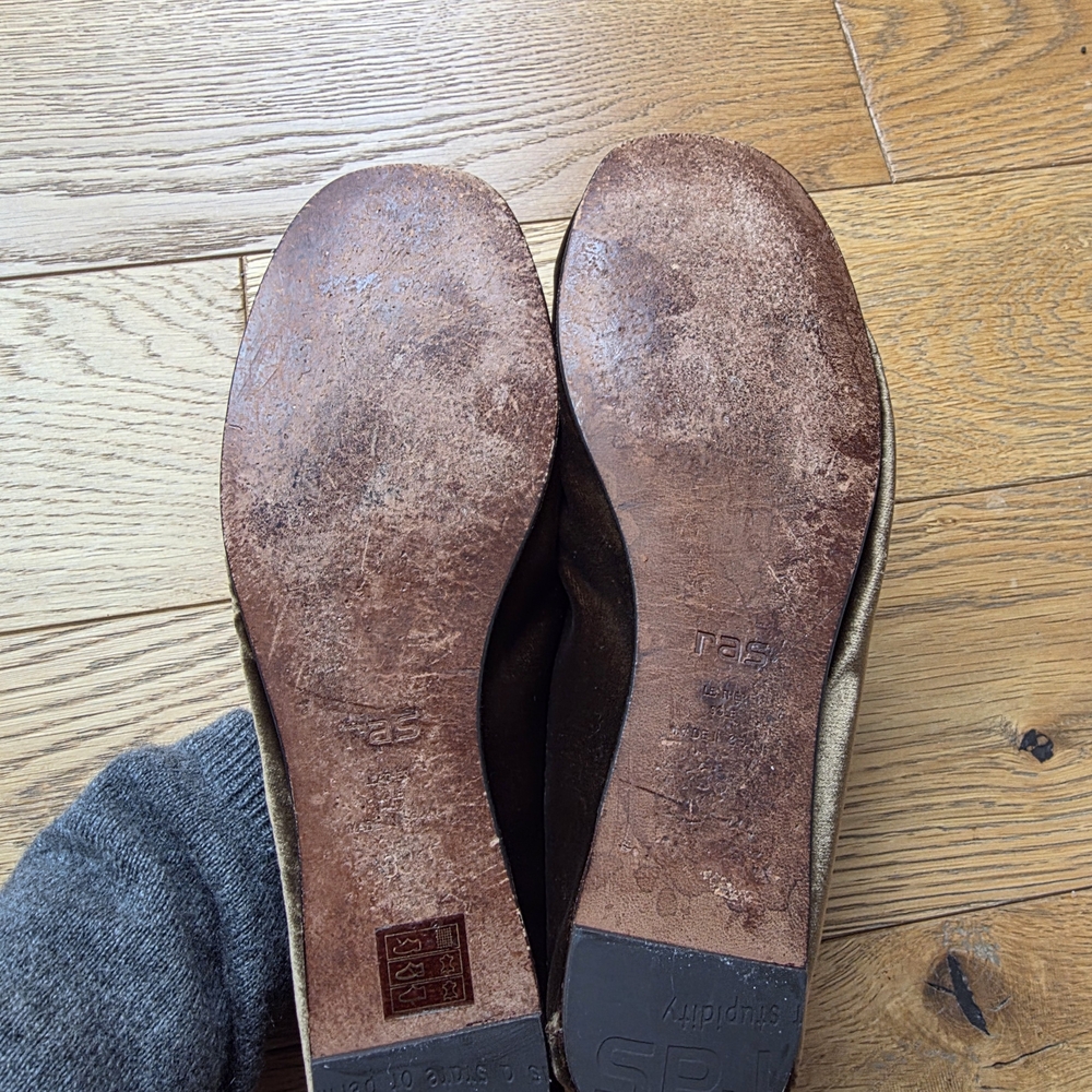 Ras Brown Velvet Embellished Loafers - Picture 3 of 5